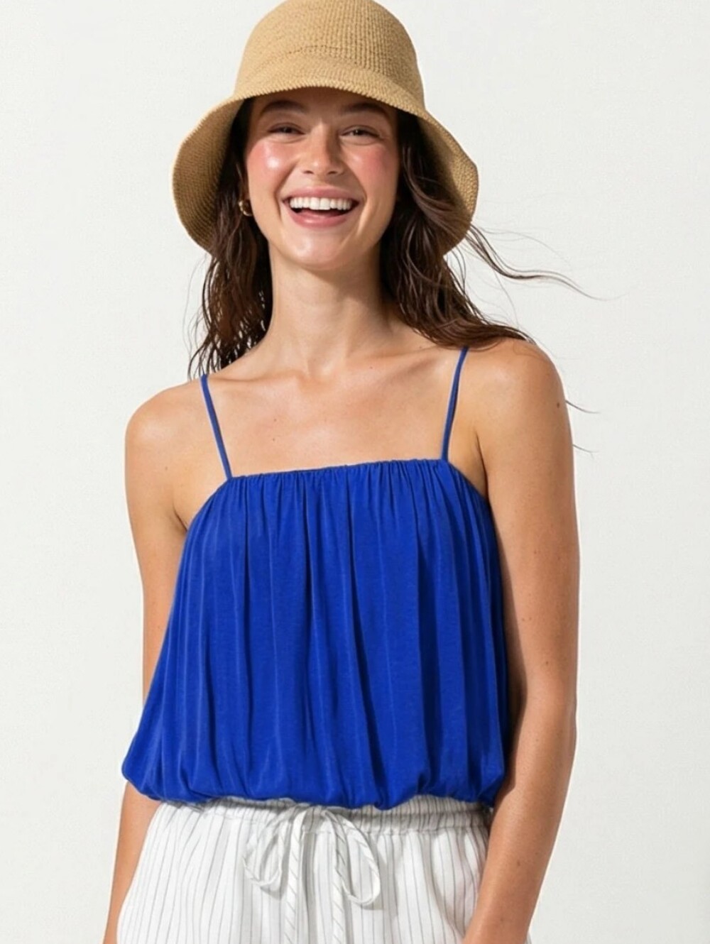 Naked Zebra Bubble Hem Top NWT Size Medium